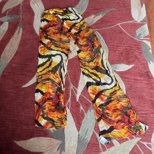Vintage floral silk scarf by‎ Adrienne landau.